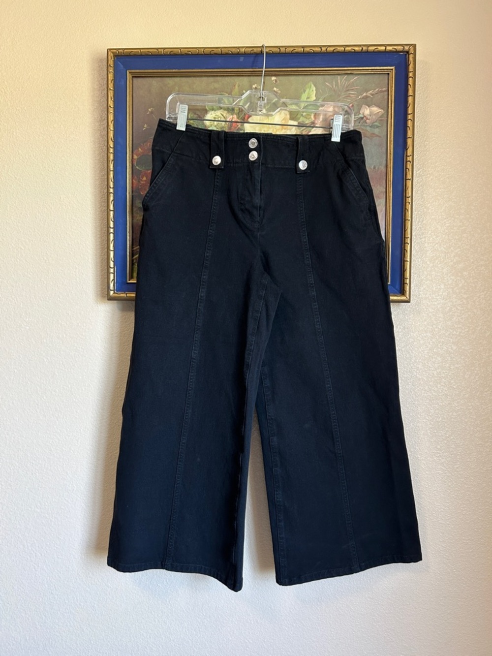 10 Crosby Derek Lam Black Pants with Buttons ***As-is